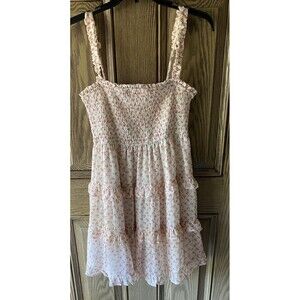 Storia Smocked Strapped Floral Dress Size‎ M